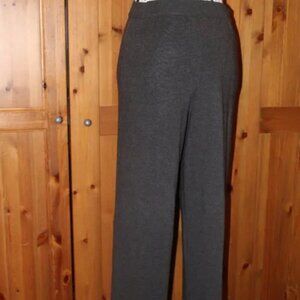 Liz Clairborne Grey Silk Blend Knit Pants Size M